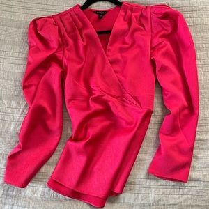 Express Hot pink blouse NWOT